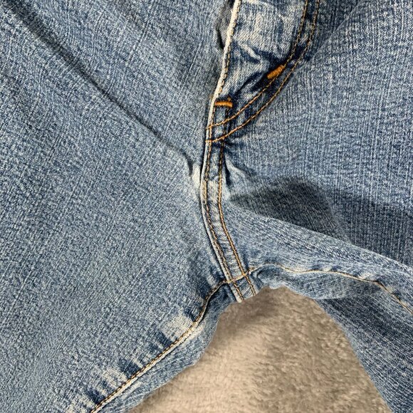 Levi's Jeans Women's 12 Light Wash Vintage 550 Relaxed Boot Cut Y2K 90's - Picture 7 of 13